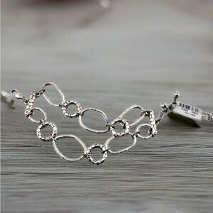 Brighton Pebble Double Length Bracelet NWT.